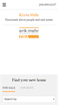 Mobile Screenshot of kristamehr.com